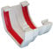 Square to Round Gutter Adaptor White