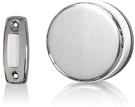 Dereve Wind Up Doorbell Imperial Chrome Dome 5858/C