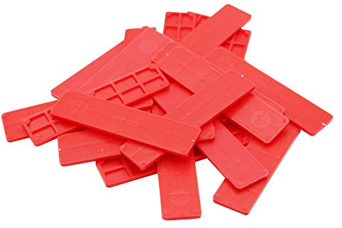 SILISTO Bloques de plástico para acristalamiento de 100 x 30 x 3 mm, 1000 unidades, los espaciadores de plástico son ideales como: cuñas, espaciadores, placas de compensación, bloques de vidrio o