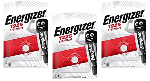 ENERGIZER Lot de 3 Blisters de 1 Pile Lithium CR 1225