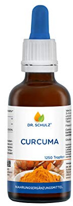 DR. SCHULZ - Curcuma Tropfen - Curcumin (Kurkuma Extrakt) gelöst in Öl - aus DE - 50 ml
