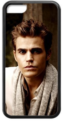 iPhone 5C Case Stefan The Vampire Diaries Paul Wesley Cover Cases for iPhone 5C TPU (Laser Technology)