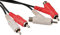 Câble répartiteur double RCA Phono Y 2 voies empilable 0,5 m 2 m 2 m 3 m Rouge Blanc 3 m