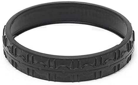 Zodiac Neumático delantero para Limpiafondos de Piscina Vortex 2WD, Negro, R0636201