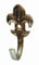 Ornamental Picture Hooks Brass (Pack of 4) (Product Code - U-B0109)