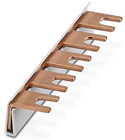 PHOENIX CONTACT MPB 18/1-5 Verdrahtungsbrücke für Module mit Anschlussraster, 17.5mm Rastermaß, 1 Phasig, 5 Polig, 10 Stück