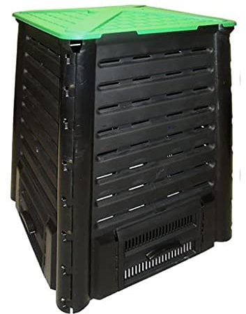 Belli 0887 4 Composteur Compos'Fast 600 L Noir/Vert 77 x 122 cm