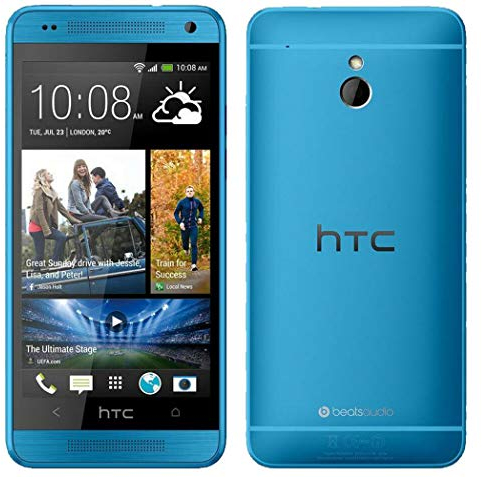 HTC One Smartphone (11,9 cm (4,7 Zoll) Touchscreen, Ultrapixel Kamera, 1,7 GHz, 2 GB RAM, LTE, NFC-fähig, BlinkFeed, BoomSound, MicroSIM, Android OS) hellblau