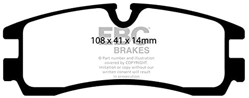 EBC Brakes DP31621/2C Brake Pads, Red