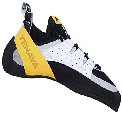 Tenaya Tarifa Gelb-Weiß - Aggressiver komfortabler Kletterschuh, Größe EU 37.5 - Farbe White - Yellow
