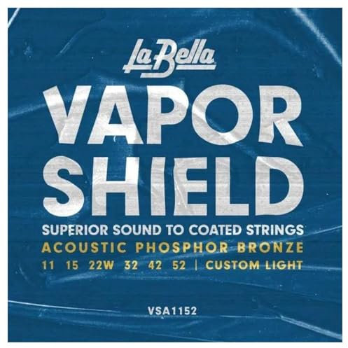 La Bella Light VSA1152 Cordes pour Guitare Acoustique, Violet