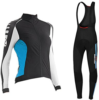 UGLY FROG Fahrradbekleidung Set Largarmtrikot Hose Atmungsaktiv Schnell Trocken Damen Largarm Radfahren Jersey Set Mountain Biking Anzug Kleidung Kompression Hosen