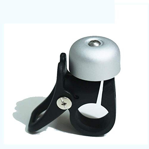VOLOHAS Flycoo Campanello per Xiaomi M365 Monopattino elettrico Scooter Campanello In Lega di Alluminio Parte di Ricambio Supporto Manubrio (Argento)
