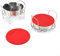 Instant Pot Offizielles Koch-/Backset, 8-teilig, kompatibel mit 6 Quart und 8 Quart Herden, Rot