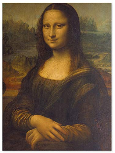 JUNIWORDS Poster, Leonardo da Vinci, Mona Lisa, 20 x 27 cm