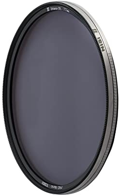 NiSi 72 mm Ti Enhanced CPL | Zirkular-Polarisationsfilter mit Titanrahmen | Langzeitbelichtung und Landschaftsfotografie