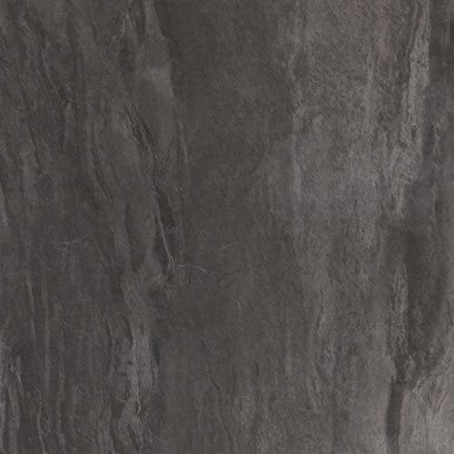 FloorPops FP3328 Raven Peel & Stick Floor Tiles, Black