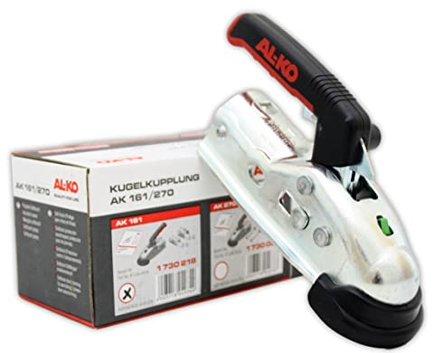 p4U AL-KO 1730218 - Giunto a sfera AK 161, rimorchio 1600 kg, Soft Dock 50, 45, 35 mm, per AK 160