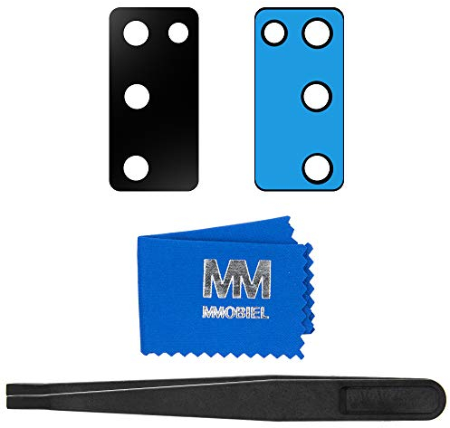 MMOBIEL Lentille en Verre pour Caméra Arrière Compatible avec Samsung Galaxy S20 / S20 5G Vitre Appareil Photo avec Double Face Adhésif Pincettes et Chiffon Inclus