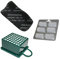 KIT Filtro HEPA + Filtro Carboni + 6 Profumi Per Aspirapolvere adatti per Vorwerk Kobold Folletto VK130, VK131 - VK 130, 131 SC