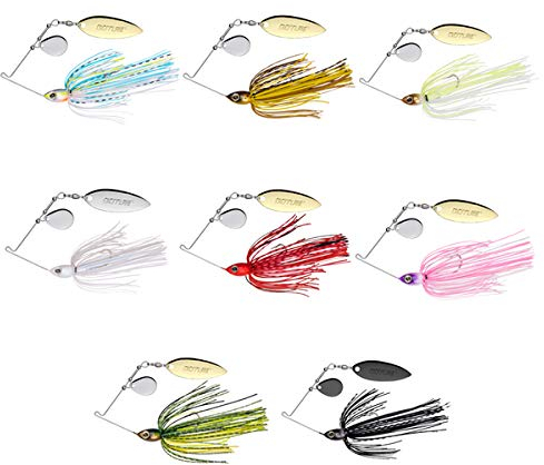 Goture Spinnerbaits-Angelköder-Spinnköder-Jigs künstlicher-Spinner Baits Kits-Forellenköder Double Willow Blade-10/14g …
