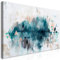 decomonkey Bilder Abstrakt 140x70 cm 1 Teilig Leinwandbilder Bild auf Leinwand Vlies Wandbild Kunstdruck Wanddeko Wand Wohnzimmer Wanddekoration Deko Geometrisch Modern
