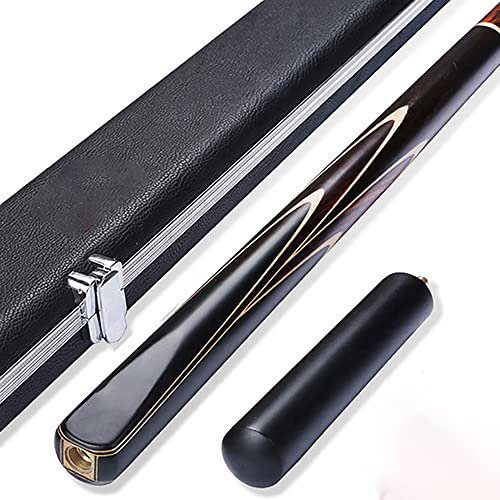 tqq 57in 17.5-19Oz 3/4 Eschenholz Pool Cue Stick,9,5Mm/10Mm/11,5Mm Spitze Optional,Snooker Cue mit Messingschnittstelle,Hardcase Optional/B / 9.5mm