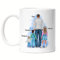Kiddle-Design Vater Kind Tasse Personalisiert Vatertagsgeschenk Name Papa Kinder Tochter Sohn Baby Kaffeetasse Geschenk für Väter Vatertag
