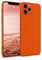 MyGadget Case for iPhone 11 Pro - Cover Ultra Thin TPU - Soft Touch Rubber & Anti-Scratch Shell - Flexible Silicone - Matte Orange
