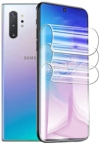 2pcs film TPU per Samsung Galaxy Note10+ 5G Note 10 Plus 6.8 | Felxible, HD Clear, Protettore Schermo in Film Idrogel Gel, Sensibile al tocco, Sbloccato con impronte digitali
