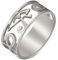 LIKGREAT Auge des Horus Ring Altägyptisches Symbol Horus Auge Ankh Ringe Ägypten Augen des Ra Ring Glück Amulett Schutz Edelstahlschmuck für Männer Frauen Weihnachten (Durchmesser 20mm, Silber)