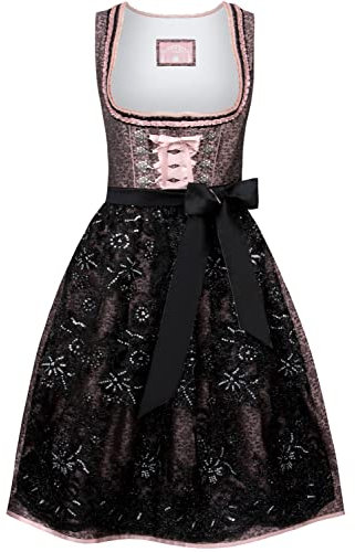 Stockerpoint Dirndl Finja Robe pour Occasion spéciale, Vieux Rose, 44 Femme