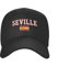 Baseballmütze Sevilla Reise Stadt mit Spanien Land Flagge Sonne Baseball Mütze Hüte verstellbar für Männer Frauen Unisex Cool Outdoor Fußball Hüte