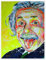 Albert Einstein Poster von Marie-Armelle Borel 30 x 40 cm Bunt Wandbilder Wanddeko