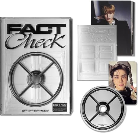 NCT 127-5th Album [Fact Check] (Storage Ver.) Storage Case + CD-R + Photobook + Postcard + Photocard + 2 Pin Badges + 4 Extra Photocards