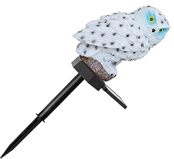BESPORTBLE Outdoor Solar Lamp Owl Garden Solar Light Owls for Garden Lamp Ground Insert Light