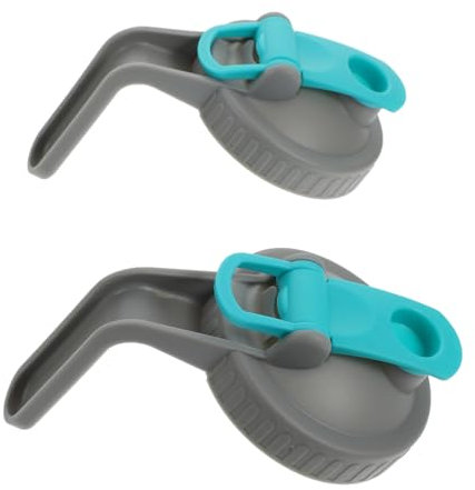 OUNONA 2stücke Glasdeckel Mit Griff Glasabdeckungen Aus Hochwertigem Kunststoff Praktisch Und Robust Wiederverwendbar Für Gläser Zum Aufbewahren Und Ausschenken Von Getränken