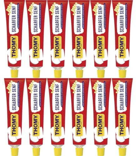Thomy Scharfer Senf 200 Mililiter Tube x 12 Stücks