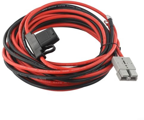 Zoegneer Kit de câblage robuste 50 A 600 V à connexion rapide pour connecteur pour Anderson câble de batterie Plug and Play Longueur 6 m (6 mètres)