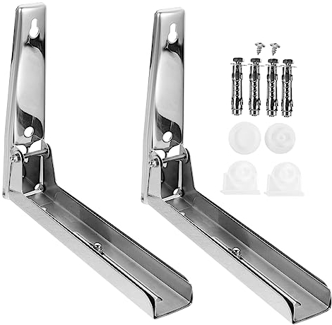 Mikinona Soporte De Montaje Rejilla Para Microondas Acero Inoxidable Resistente