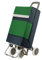 Carro de Compra Plegable Ligero, 100x41x33cm, Capacidad 48 litros, 4 Ruedas, Empaque Cartón Reforzado, Garantía 3 Años (Verde)