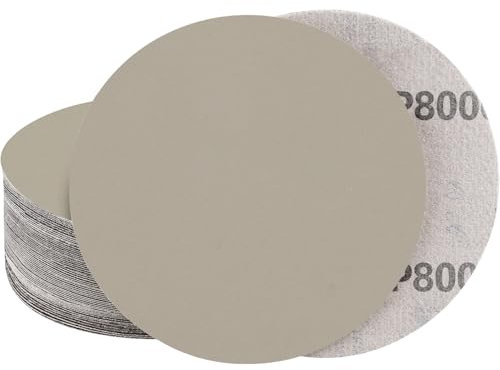 STEBRUAM Lot de 20 disques abrasifs en carbure de silicium 150 mm grain 8000