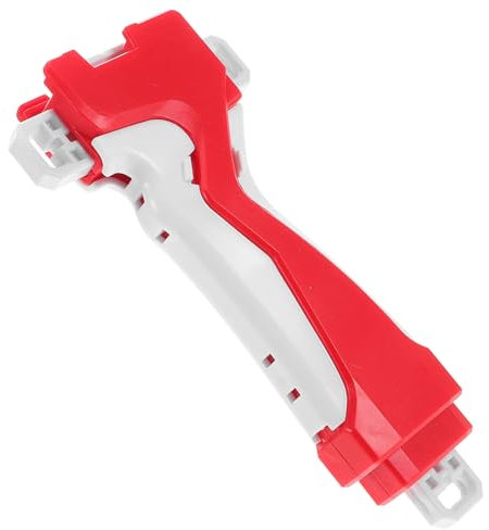 Abaodam Sparking Launcher LR String Launcher Grip Battling Tops Précision Double Direction Lanceur Et Grip Battling Top Jouets Accessoires Forte Toupie Jouets pour Enfants Rouge