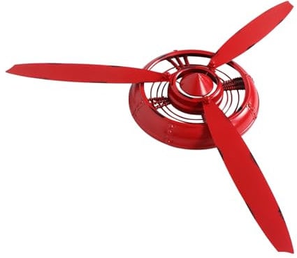 HAWILLOSCH Vintage Wanddeko Eisen Propeller Wandornament Retro Hausbar Dekoartikel Rustikale Wanddekoration Kreative Nautical Badezimmerdekoration