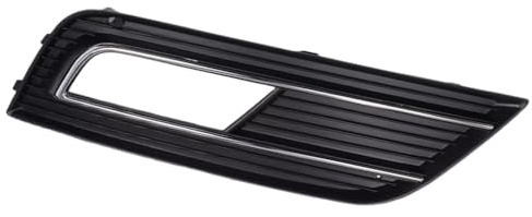 Riloer Autostoßstangen-Nebelscheinwerfergrillabdeckung, Kühlergrillabdeckung für Nebelscheinwerfer vorne, kompatibel mit Audi A4 Quattro B8 B9, rechte Beifahrerseite