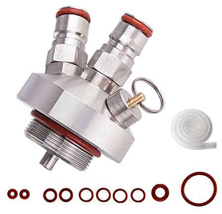 MNEVZX bierbrauset Mini Growler Tap Dispenser, mit 12-Zoll-Schlauch für 2L/3.6L/5L Homebrew Beers Tool Heimbrau-Sets