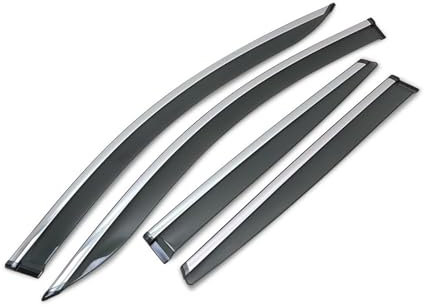 Auto-Scheinwerfer-Augenbrauen Scheinwerfer-Augende Für Nissan für Qashqai J11 Fensterabweiser Windows Sonnenschutz Regenvisier Abdeckung Trim Autozubehör 2014-2022