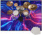 Tappeto per Batteria Tappetino per Batteria Drum Tappeto Insonorizzato per Batterie Elettroniche Rullante Acustica Snare Drum Strumenti Musicali Coperta Antiscivolo 200 x 160 cm Tappeti per Batteria