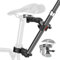 Upgraded Aluminum Bike Tail Mount Kit for Insta360 X5, Dual Clamp Motorcycle Handlebar Mount with Invisible Selfie Stick for Insta360 X5 X4 X3, GoPro 13 (Upgraded Premium Locking Drop Proof Version)