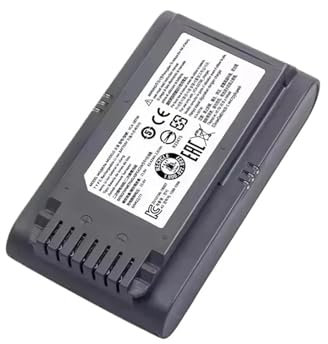 Aspirapolvere Con Batteria Agli Ioni Di Litio Da 21,6 V E 5000 MAh, Compatibile Con Samsung Jet 90/Jet 75 Pet/Jet 75 Cordless Stick Vacuum VCA-SBT90/XAA.(4000mAh)